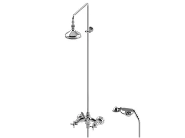 ITALICA 3284-33-140 - Wall-mounted shower panel with overhead shower by RUBINETTERIE STELLA - view 2